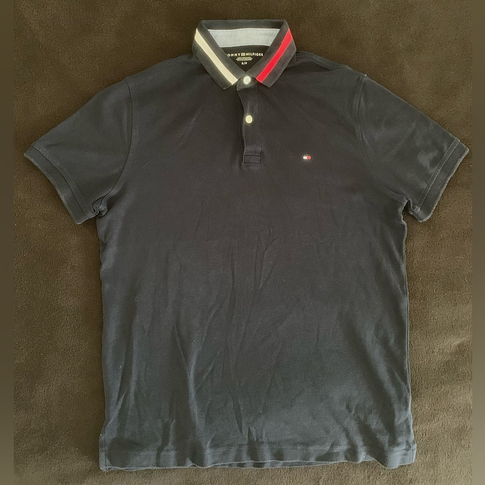 Tommy Hilfiger Men’s Striped Fitted Polo